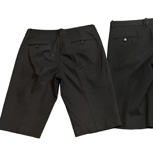 Women’s Theory Trouser Shorts Bundle Size 6 Black Flat Front - Picture 5 of 5